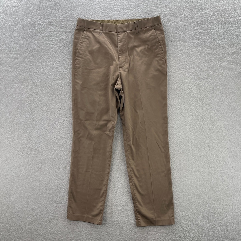 Bonobos Dress Pants Mens 34x32 Beige Weekday Warrior Chino Thursday Khaki Preppy